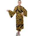 Finesse  Maxi Velour Kimono View1