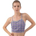 pink and blue Mini Tank Bikini Top View1