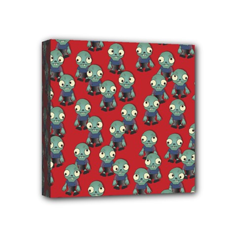 Zombie Virus Mini Canvas 4  X 4  (stretched) by helendesigns