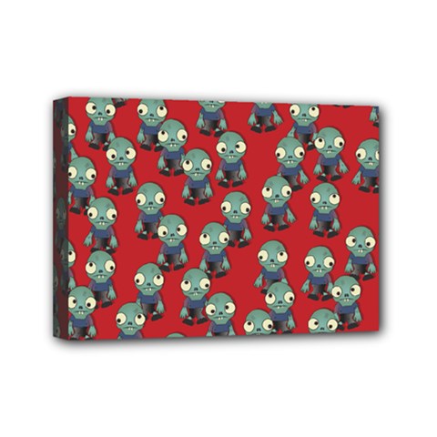 Zombie Virus Mini Canvas 7  X 5  (stretched) by helendesigns