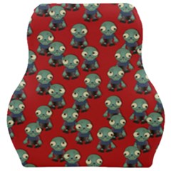 Zombie Virus Car Seat Velour Cushion  by helendesigns