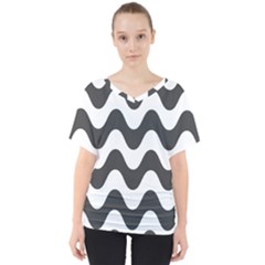 Copacabana  V-neck Dolman Drape Top by Sobalvarro