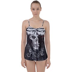 Monster Monkey From The Woods Babydoll Tankini Set by DinzDas
