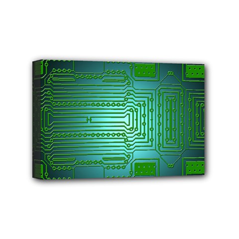 Cross Crossing Crosswalk Line Walk Mini Canvas 6  X 4  (stretched) by HermanTelo