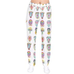 Female Reproductive System  Women Velvet Drawstring Pants by ArtByAng