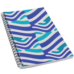Colored Abstract Print1 5 5  X 8 5  Notebook by dflcprintsclothing
