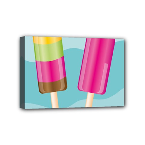 Ice Cream Parlour Mini Canvas 6  X 4  (stretched) by HermanTelo