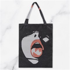 Wide Open And Ready - Kinky Girl Face In The Dark Classic Tote Bag by Casemiro