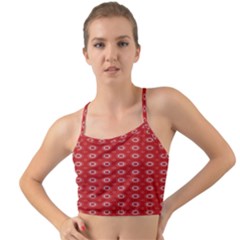 Red Kalider Mini Tank Bikini Top by Sparkle