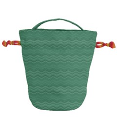 Digital Waves Drawstring Bucket Bag by Sparkle