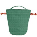 Digital Waves Drawstring Bucket Bag View2