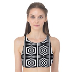 Optical Illusion Tank Bikini Top by Sparkle