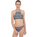 Optical Illusion Racer Front Bikini Set View1