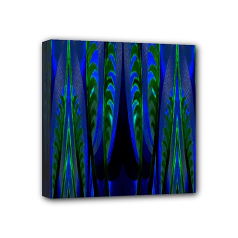 Glowleafs Mini Canvas 4  X 4  (stretched) by Sparkle