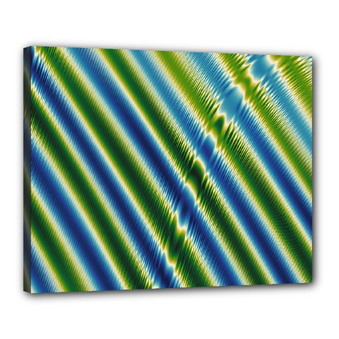 Blueglow Canvas 20  X 16  (stretched) by Sparkle