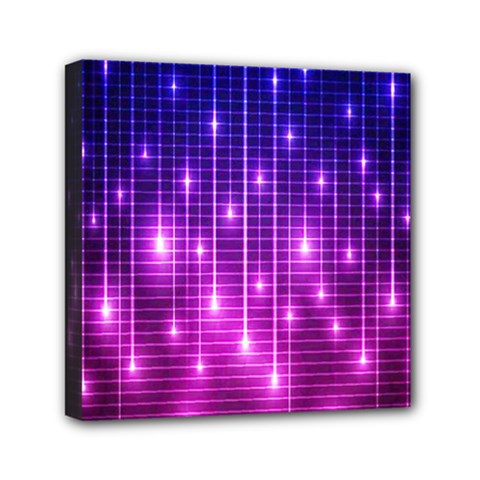 Shiny Stars Mini Canvas 6  X 6  (stretched) by Sparkle