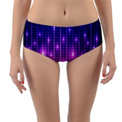 Shiny Stars Reversible Mid-waist Bikini Bottoms by Sparkle
