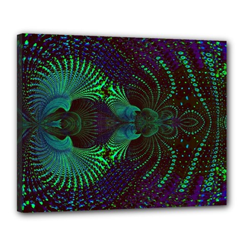 Fractal Flower Canvas 20  X 16  (stretched) by Sparkle