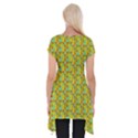 Lemon And Yellow Short Sleeve Side Drop Tunic View2