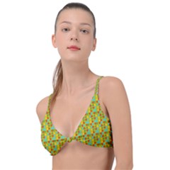 Lemon And Yellow Knot Up Bikini Top by Sparkle