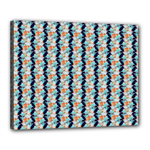 Geometry Colors Canvas 20  X 16  (stretched) by Sparkle