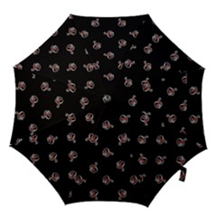 Ugly Monster Fish Motif Print Pattern Hook Handle Umbrellas (small) by dflcprintsclothing