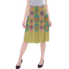 Americana 2 Midi Beach Skirt by emmamatrixworm
