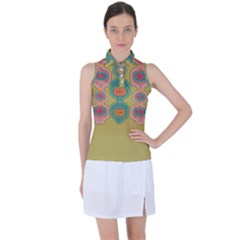 Americana 2 Women s Sleeveless Polo Tee by emmamatrixworm