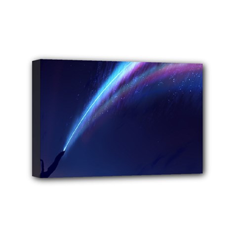 Light Fleeting Man s Sky Magic Mini Canvas 6  X 4  (stretched) by Mariart