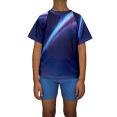 Light Fleeting Man s Sky Magic Kids  Short Sleeve Swimwear by Mariart