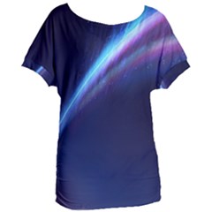 Light Fleeting Man s Sky Magic Women s Oversized Tee by Mariart