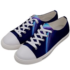 Light Fleeting Man s Sky Magic Women s Low Top Canvas Sneakers by Mariart