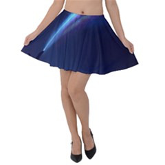 Light Fleeting Man s Sky Magic Velvet Skater Skirt by Mariart