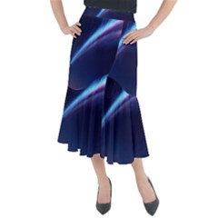 Light Fleeting Man s Sky Magic Midi Mermaid Skirt by Mariart