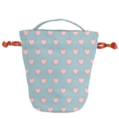 Stir Crazy For You - Blue  Drawstring Bucket Bag by MooMoosMumma