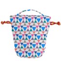 Multicolor Triangle Drawstring Bucket Bag View2