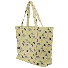 Bluefishes Zip Up Canvas Bag by Sparkle