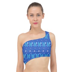 Glitter Butterfly Spliced Up Bikini Top  by Sparkle