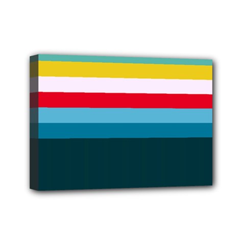 Sea Water Mini Canvas 7  X 5  (stretched) by tmsartbazaar