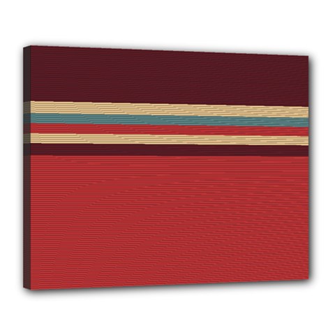 Retro Aesthetic Canvas 20  X 16  (stretched) by tmsartbazaar