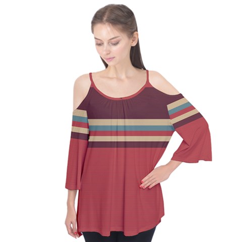 Retro Aesthetic Flutter Tees by tmsartbazaar