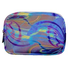 Infinity Painting Blue Make Up Pouch (small) by DinkovaArt