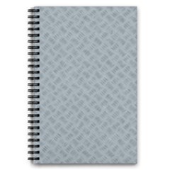 Grey Diamond Plate Metal Texture 5 5  X 8 5  Notebook by SpinnyChairDesigns