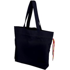 Rich Ebony Drawstring Tote Bag by Janetaudreywilson
