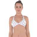 Geek Glasses With Eyes Halter Neck Bikini Top View1
