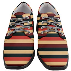 Seventies Stripes Women Heeled Oxford Shoes by tmsartbazaar