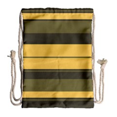 Vintage Yellow Drawstring Bag (large) by tmsartbazaar