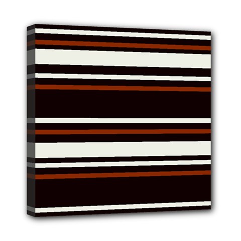 Classic Coffee Brown Mini Canvas 8  X 8  (stretched) by tmsartbazaar