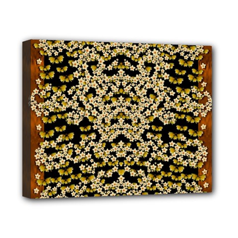 Free As A Flower And Frangipani In  Freedom Canvas 10  X 8  (stretched) by pepitasart