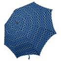 Abstract Blue Circles Mosaic Hook Handle Umbrellas (Small) View2